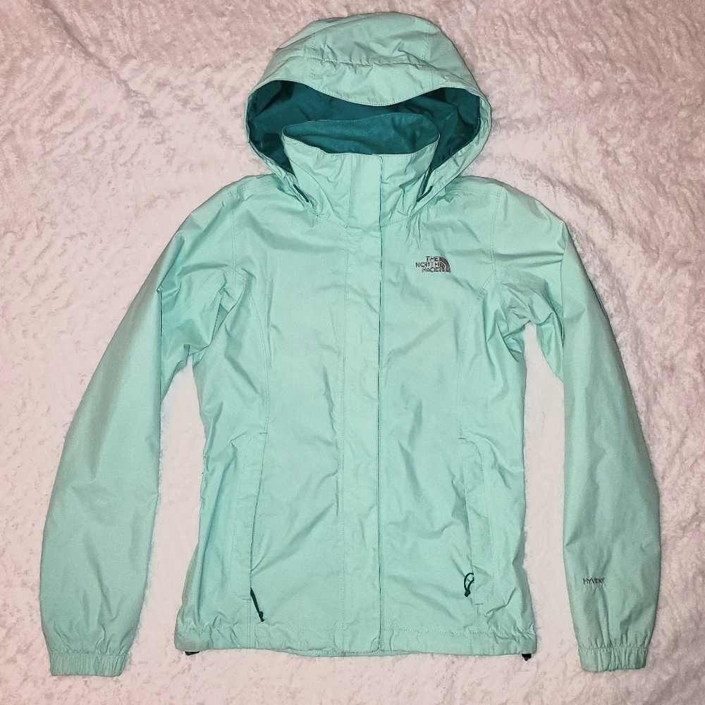 North Face Resolve •Seafoam Green/Mint Blu…